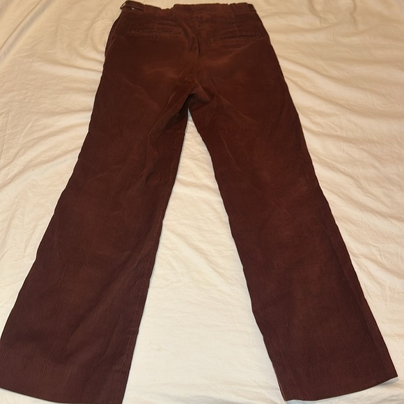 Vintage Burgundy Corduroy Hubbard Bellbottom Slacks - Picture 4 of 6